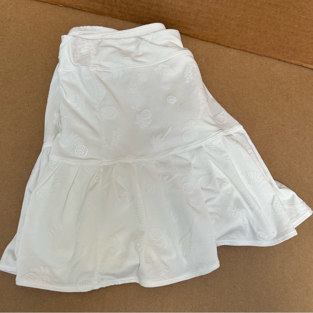 Lilly Pulitzer Taye Resort White‎ Match Jacquard Skort Small